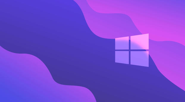 Windows 10 Purple Gradient Wallpaper 1080x1920 Resolution