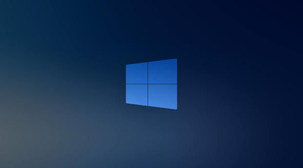 Windows 10X Blue Logo Wallpaper