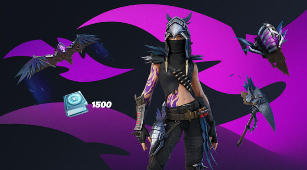 Witching Wing Fortnite Wallpaper 1080x2232 Resolution