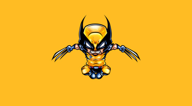 Wolverine Minimal Wallpaper 360x640 Resolution