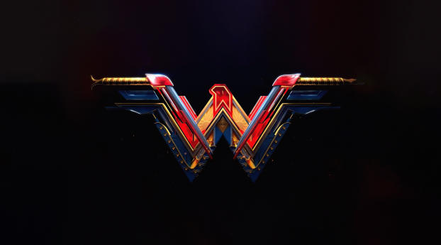 Wonder Woman 4k Cool Logo Wallpaper