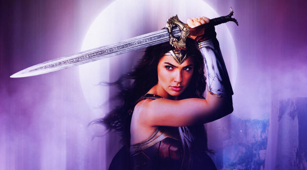 Wonder Woman Justice League Fan Art Wallpaper 1080x2400 Resolution