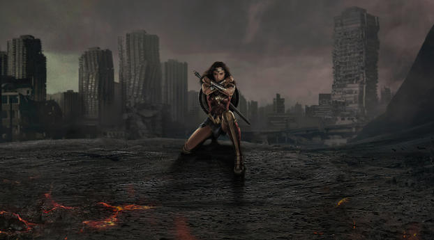 Wonder Woman The Warrior Of Justice League Wallpaper 1280x1024 Resolution