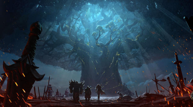 World of Warcraft Battle for Azeroth Wallpaper 1125x2436 Resolution