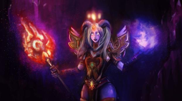World Of Warcraft Dranie Wallpaper 1080x2220 Resolution