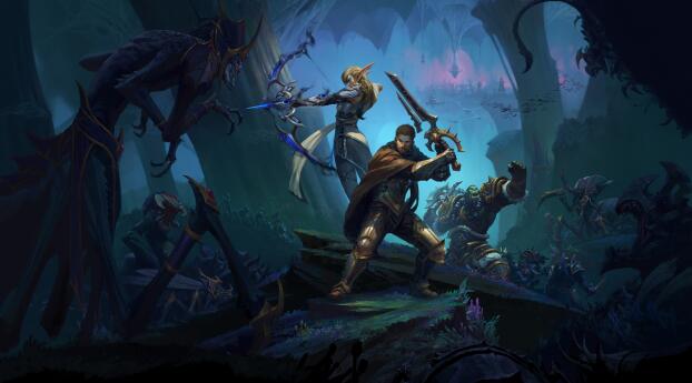 World of Warcraft The War Within Gaming 2024 Wallpaper 2460x1080 Resolution