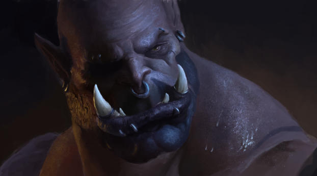 world of warcraft, warlords of draenor, orc Wallpaper 480x800 Resolution
