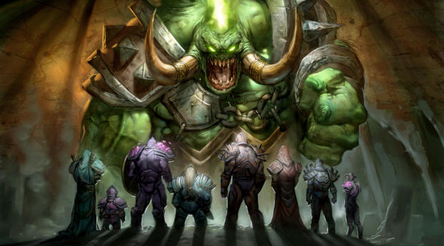 world of warcraft, wow, heroes Wallpaper 540x960 Resolution