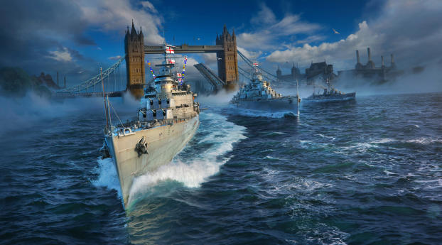 World of Warships Wallpaper 1152x864 Resolution