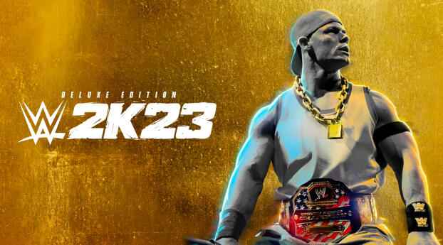 WWE 2K23 Gaming Poster Wallpaper 1024x768 Resolution