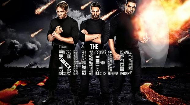 WWE - The Shield Wallpaper 1176x2400 Resolution
