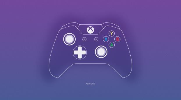 Xbox One Controller Minimal Art Wallpaper 320x480 Resolution