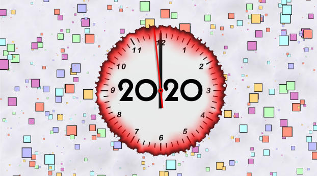 Year 2020 Wallpaper 1024x1024 Resolution