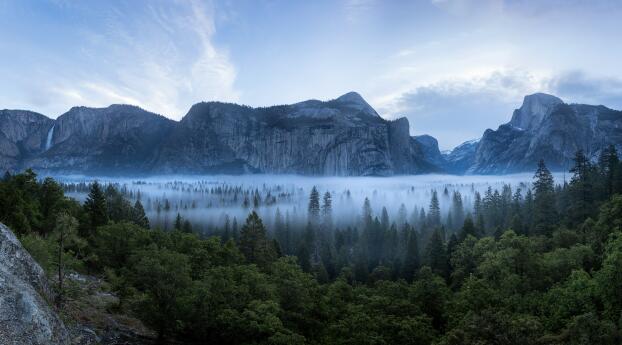 Yosemite National Park 8k Landscape Wallpaper 1125x2436 Resolution
