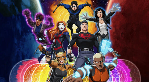 Young Justice DC 2022 Wallpaper 480x854 Resolution