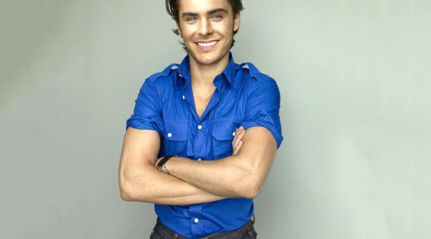 Zac Efron Smiling wallpapers Wallpaper 320x480 Resolution