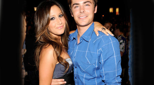 Zac Efron with Ashley Tisdale wallpaper Wallpaper 1680x1050 Resolution