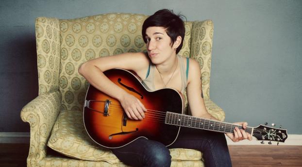 zoe boekbinder, guitar, girl Wallpaper