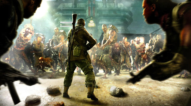 Zombie Army 4 2020 Wallpaper 1024x576 Resolution