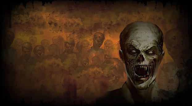 Zombie Shooter Poster Wallpaper 1080x2240 Resolution